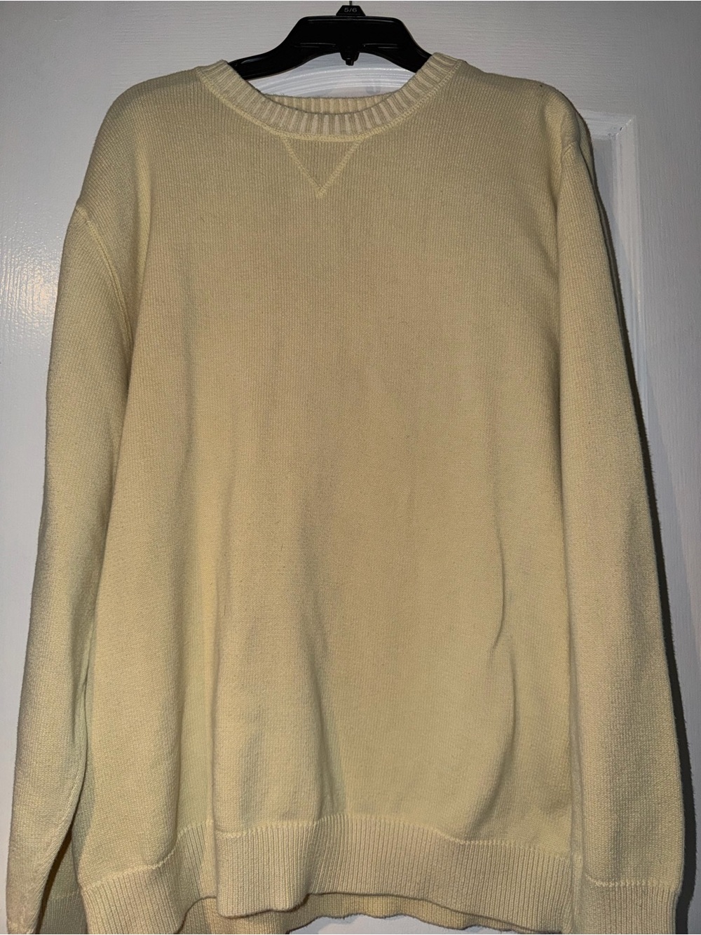 Men’s yellow breakwater sweater